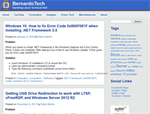 Tablet Screenshot of bernardotech.org